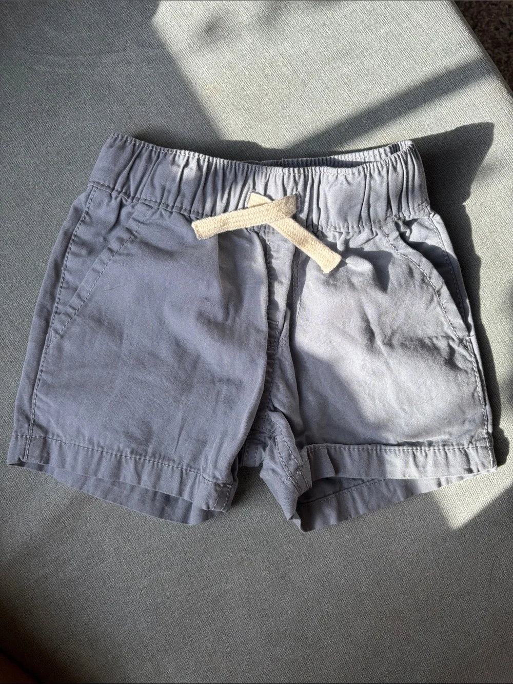 Boy’s' Casual Elastic-Waist Gray Shorts